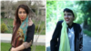 صبا کردافشاری(چپ) و یاسمن آریانی از بازداشت شدگان مردادماه در ایران 