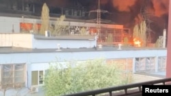 Пожежа на Трипільській ТЕС, Київщина, 11 квітня 2024. Reuters