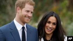 El príncipe británico Harry y su prometida Meghan Markle contraerán matrimonio el sábado, 19 de mayo, de 2018 en la capilla St. George, en el Castillo de Windsor, Inglaterra.