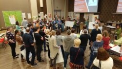 Presentasi Greencoin Team di IdeaLab workshop, Otwock, Polandia, 2-6 Maret 2020. (Foto: Greencoin)