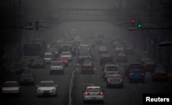 北京空气污染严重（2013年1月29日资料照片）
