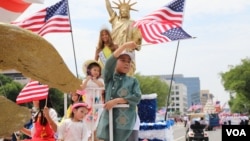 Acara Parade Hari Kemerdekaan AS di Washington, DC (foto: ilustrasi). 