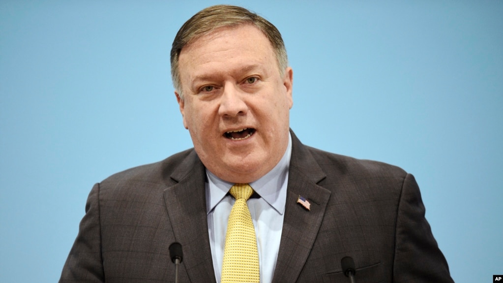 El secretario de Estado, Mike Pompeo, pidiÃ³ a los paÃ­ses que acaten las sanciones contra Corea del Norte porque el no hacerlo menoscaba el objetivo mundial de lograr la completa desnuclearizaciÃ³n de Corea del Norte.