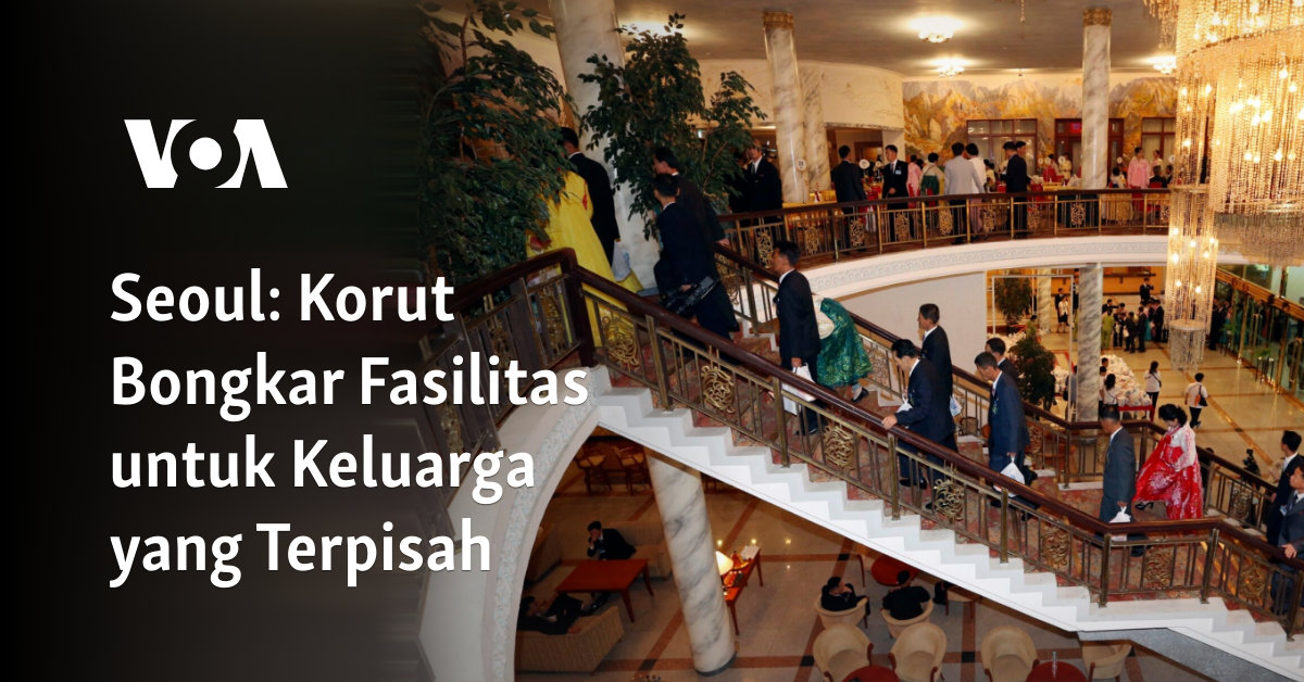 Korut Bongkar Fasilitas untuk Keluarga yang Terpisah