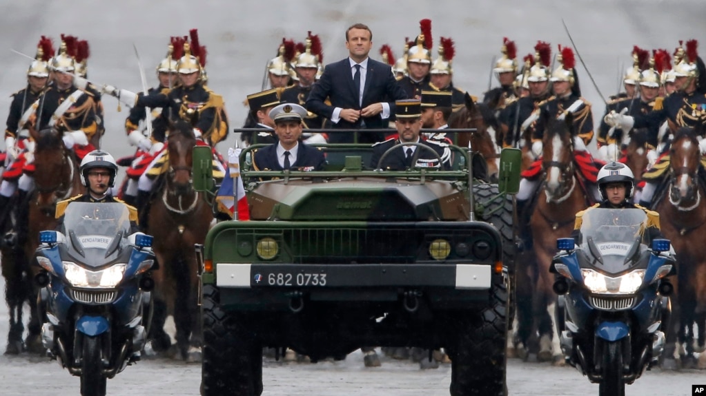 Image result for investiture d' emmanuel macron