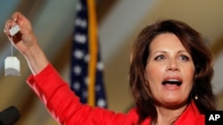 Conservadora Michele Bachmann candidata-se contra Obama