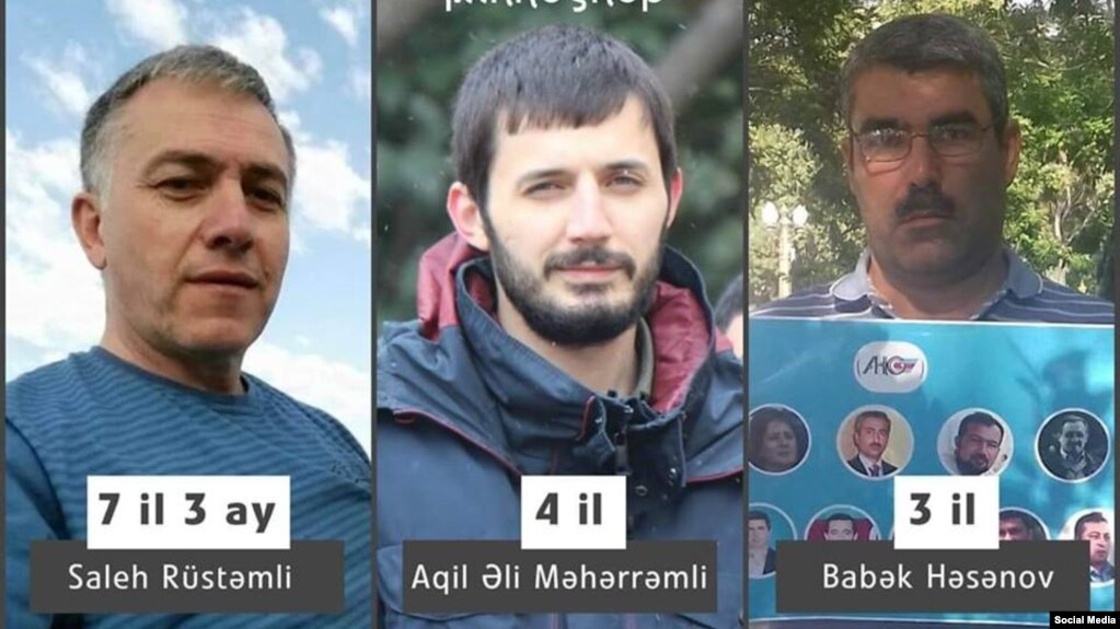 Saleh Rüstəmov, Aqil Məhərrəmov və Babək Həsənov