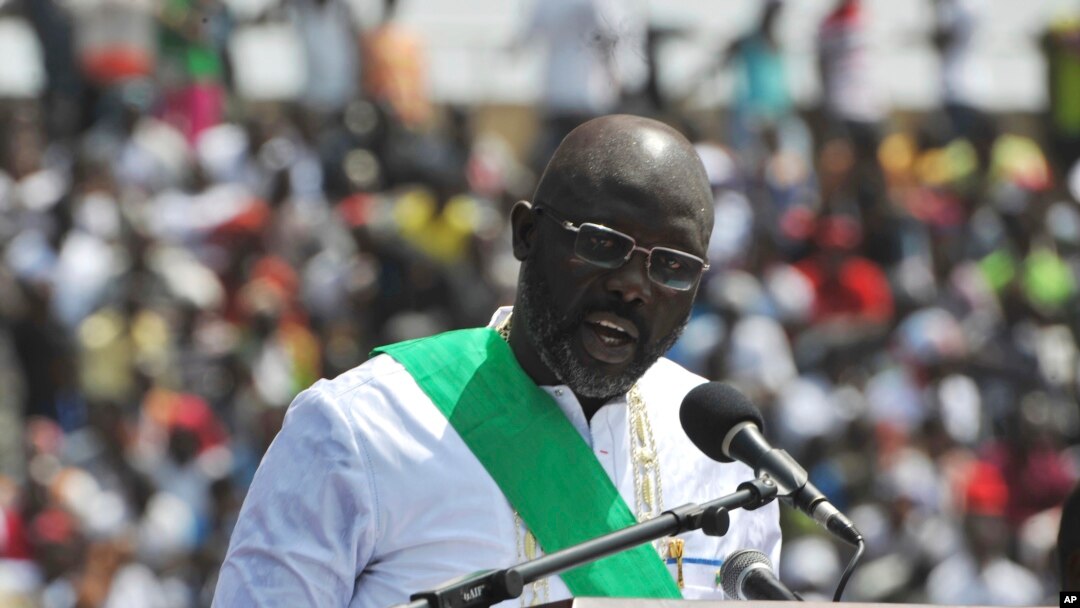 Perezoda George Weah yimikwa mu 2018 