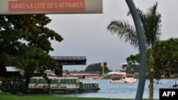 Le port d'Abidjan, le 11 janvier 2018.