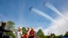 Military Jets Fly Over US Cities to Salute Frontline Workers