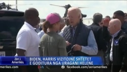 Biden, Harris vizitojnë shtetet e goditura nga uragani