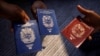 FILE - Venezuelan passports are shown Oct. 16, 2022, in Ciudad Juarez, Mexico.