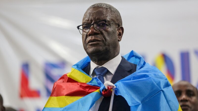 Présidentielle en RDC: Mukwege dépose sa candidature pendant que Tshisekedi est en tournée