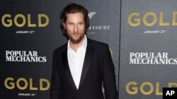 Aktor Matthew McConaughey saat menghadiri pemutaran perdana "Gold" di AMC Loews Lincoln Square di New York, 17 Januari 2017. (Foto: dok).