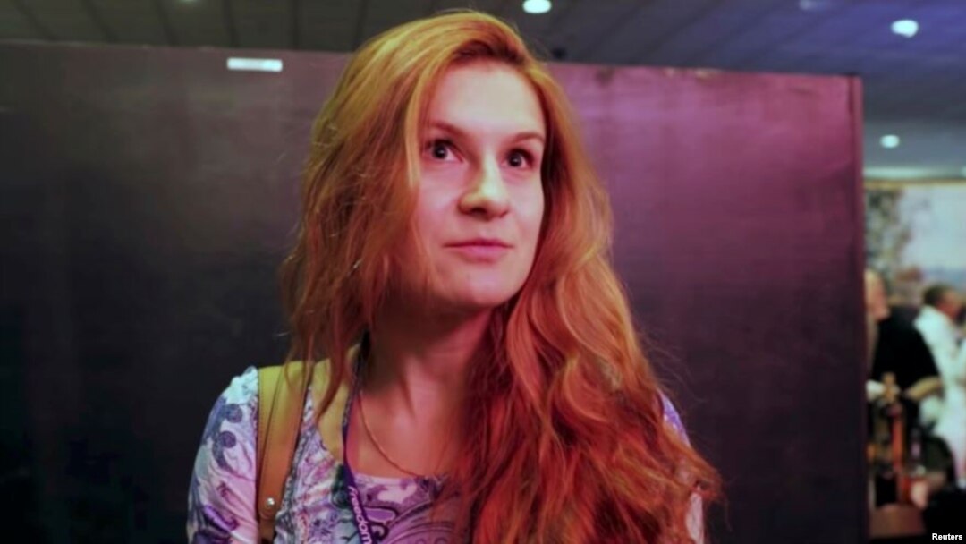 Arhiva - Optužena ruska agentkinja Marija Butina govori na Fridom fest konferenciji u Las Vegasu, Nevada, na fotografiji koja je objavljena na društvenim mrežama 19. jula 2018.