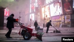 Nova Iorque, Times Square, Jan. 27, 2015. 