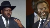 South Sudanese President Salva Kiir (L) will not attend talks on the South Sudan peace process at the United Nations, but not because he does not want to meet with former vice president turned rebel leader Riek Machar (r), a government official says.