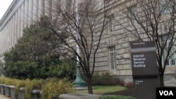 Oficinas del IRS en Washington, desde donde se ordenó estar atentos a los grupos relacionados al tea party de Estados Unidos.