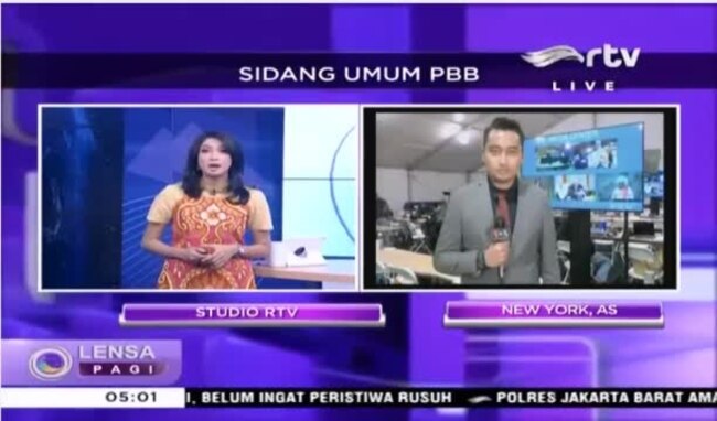 Laporan Langsung VOA untuk RTV: Agenda Sidang Majelis Umum PBB