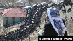 30 Aralık 2011 - Uludere'de Türk savaş uçaklarının bombardımanında yaşamını yitiren 34 köylünün cenazesi