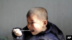 식량난을 겪는 북한 어린이들