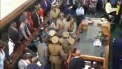 Zimbabwe Police Scuffle with Opposition Legislators Over Refusal to Acknowledge President