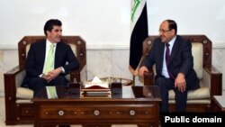 Nêçîrvan Barzanî û Nûrî El Malikî. 