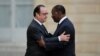 Le président François Hollande et son homologue ivoirien Alassane Ouattara à l'Elysée, à Paris, le 15 mars 2017.