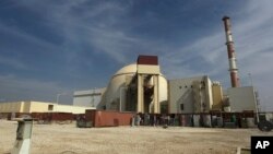 FILE - The reactor building of the Bushehr nuclear power plant just outside the southern city of Bushehr is seen in a Jan. 20, 2014, photo