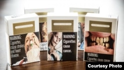 Graphic warning labels on cigarette packages, like these approved for use in the US, may not have the desired effect, according to a University of Illinois study.( L. Brian Stauffer)