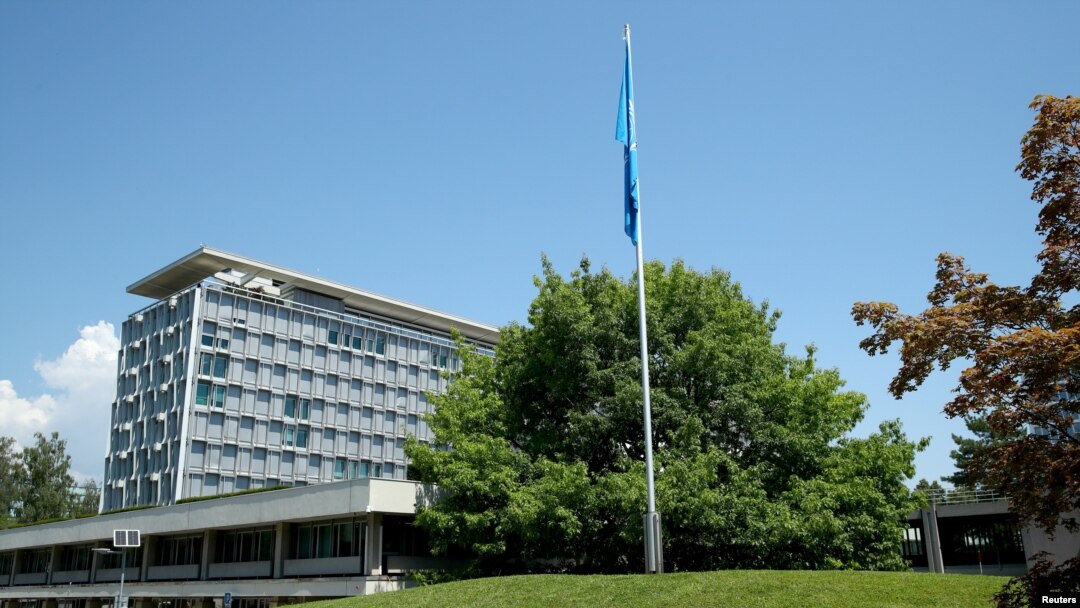 FILE - A general view shows the headquarters of the World Health Organization (WHO) in Geneva, Switzerland, June 25, 2020. 