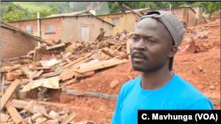 Wonder Tom in Chimanimani district lost his 82-year-old grandmother when Cyclone Idai hit the area March 16. He hopes the sniffer dogs from South African police will help those who lost their relatives find their remains so they can give her a proper burial.