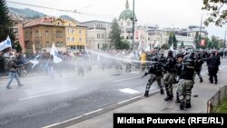 Sukob policije i ratnih veterana, Sarajevo, 05. septembar 2018.