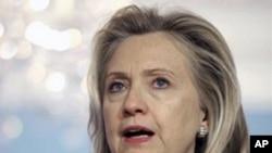 U.S. Secretary of State Hillary Clinton (file photo).