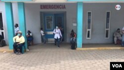 Vista frontal de la sala de emergencia del Hospital "Manolo Morales" en Managua, Nicaragua. [Foto: Daliana Ocaña/VOA].