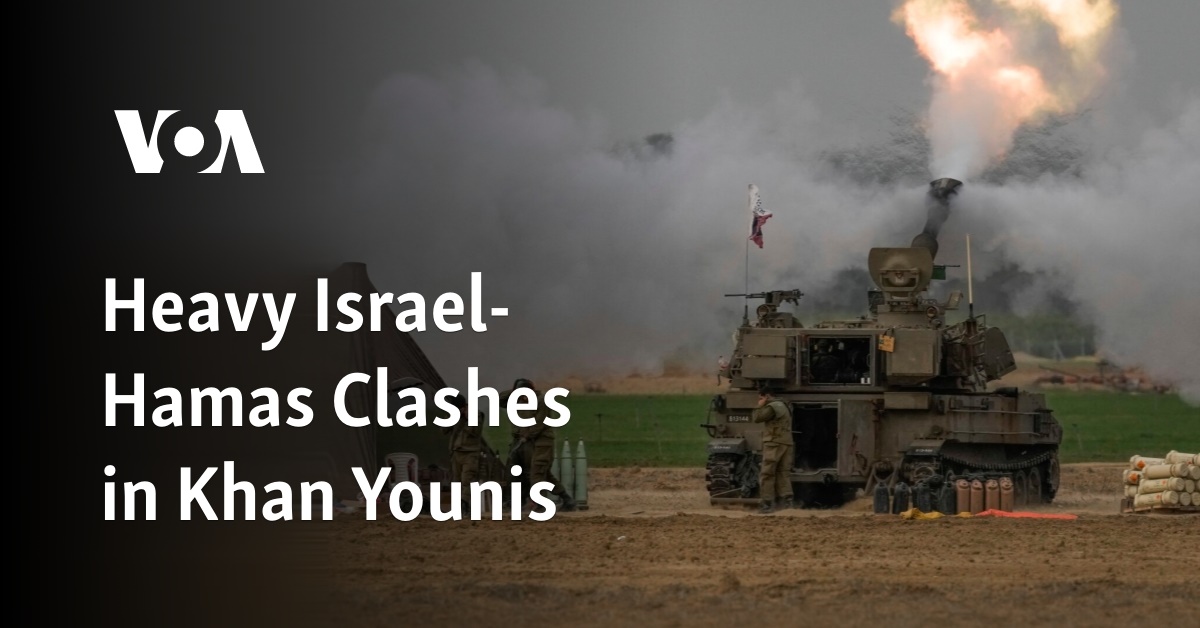 Heavy Israel-Hamas Clashes in Khan Younis