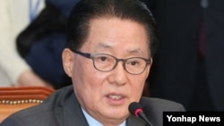 한국 야당인 새정치민주연합 박지원 의원 (자료사진)