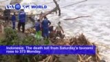 VOA60 World PM - Tsunami Victims Fear Another Eruption in Indonesia