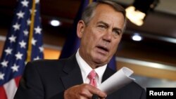 El presidente de la Cámara de Representantes, John Boehner, dijo estar optimista sobre la aprobación del presupuesto.