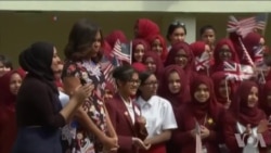 奥巴马夫人启动两亿美元女孩教育项目