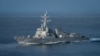 Tàu khu trục mang tên lửa điều hướng lớp Arleigh Burke USS Halsey của Hoa Kỳ. Hải quân Hoa Kỳ nói việc tàu khu trục khẳng định các quyền và tự do hàng hải ở Biển Đông là “phù hợp với luật pháp quốc tế”.