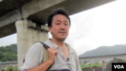 日本大報《朝日新聞》駐上海記者奧寺淳 (奧寺淳提供)