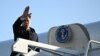 US Secretary of State Antony Blinken boards a plane at Joint Base Andrews, Maryland, on March 11, 2024, en route to Kingston, Jamaica for emergency talks with Caribbean leaders on Haiti's crisis.