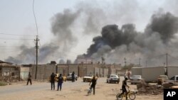 عکس آرشیوی از یک انفجار در بغداد