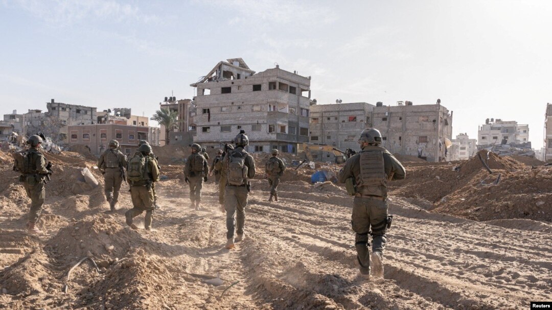 Binh sĩ Israel ở Gaza.