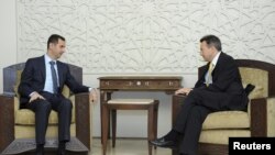 Maurer ile Esad'ın Görüşmesi