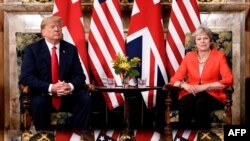 Shugaban Amurka Donald Trump da Firai Ministar Birtaniya Theresa May