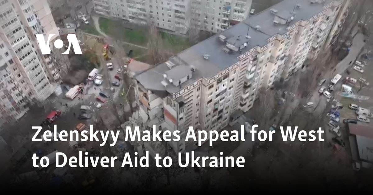 Zelenskyy Makes Appeal for West to Deliver Aid to Ukraine