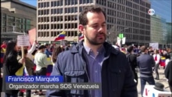 Francisco Marqués, uno de los organizadores de la marcha SOS Venezuela