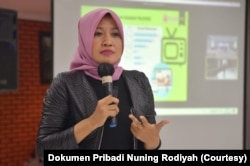 Komisioner Komisi Penyiaran Indonesia (KPI) Nuning Rodiyah